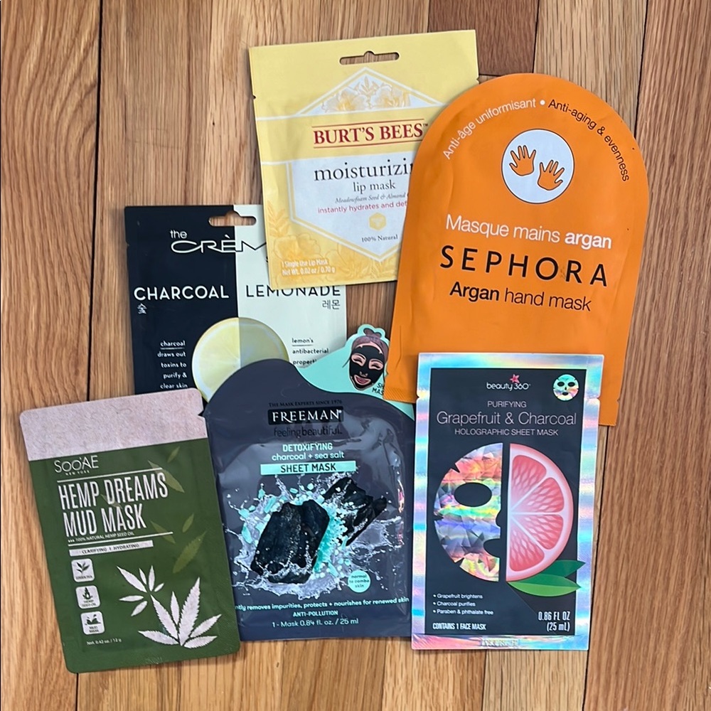 Skincare Mask Collection - Sephora, Burt's Bees, Freeman